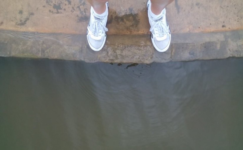 Running Shoes at River's Edge